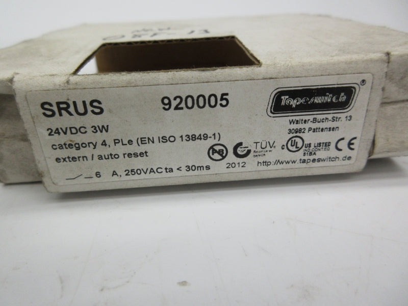 TAPESWITCH 920005 SRUS 250VAC 6A NSMP