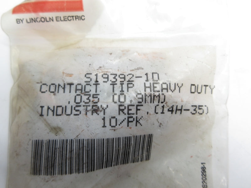 LINCOLN ELECTRIC S19392-10 (PKG OF 10) NSMP
