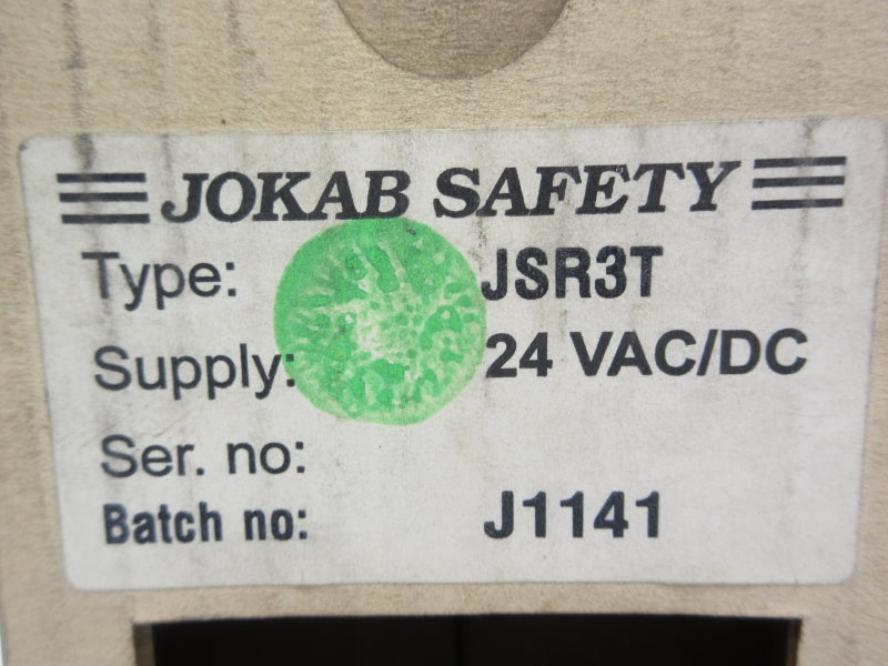 JOKAB SAFETY JSR3T 24VAC/DC 4A NSMP
