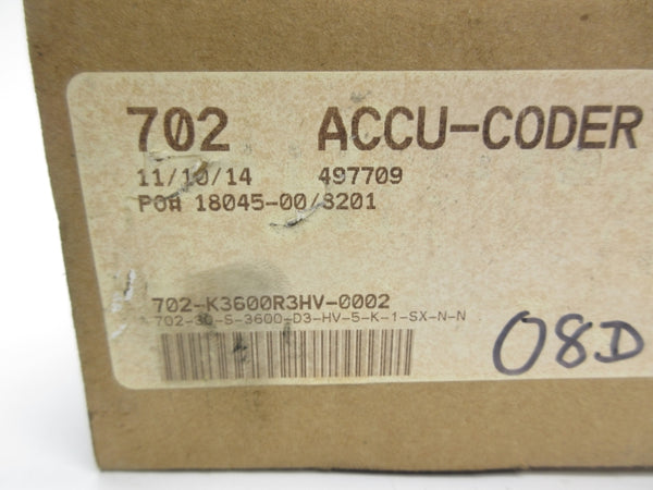 ACCU CODER 702-30-S-3600-D3-HV-5-K-1-SX-N-N NSMP
