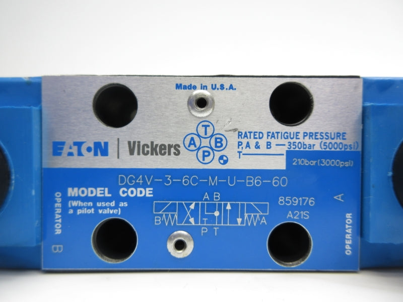 VICKERS DG4V36CMUB660 859176 110/120V 5000PSI NSNP