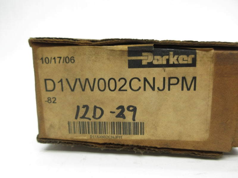 PARKER D1VW002CNJPM-82 24VDC 5000PSI NSMP