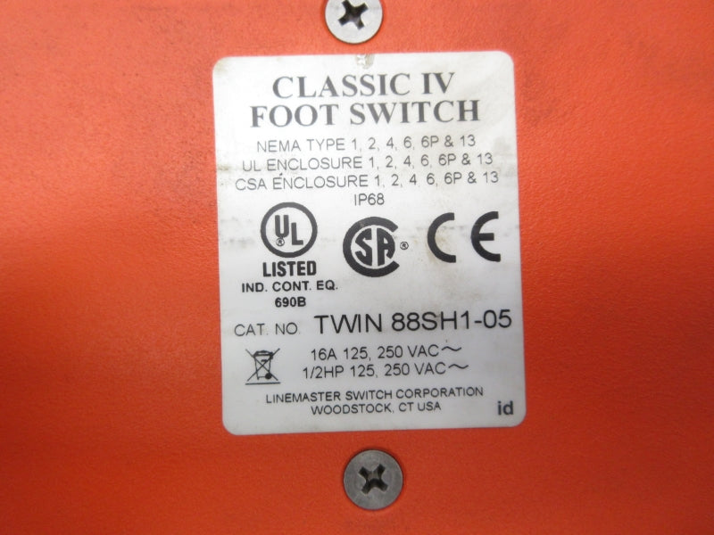 LINEMASTER TWIN88SH1-05 250VAC 16A NSNP