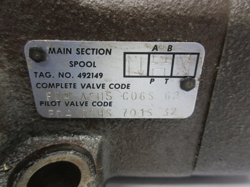 VALVE FD4ASHSC06S62 UNMP