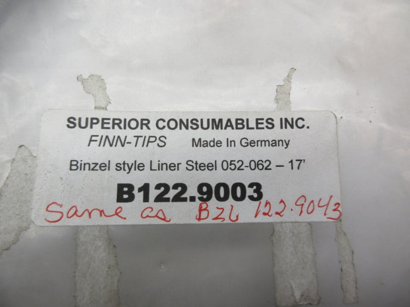 SUPERIOR CONSUMABLES B122.9003 NSMP