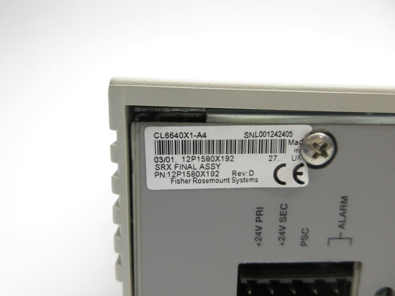 FISHER ROSEMOUNT CL6640X1-A4 12P1580X192 NSNP