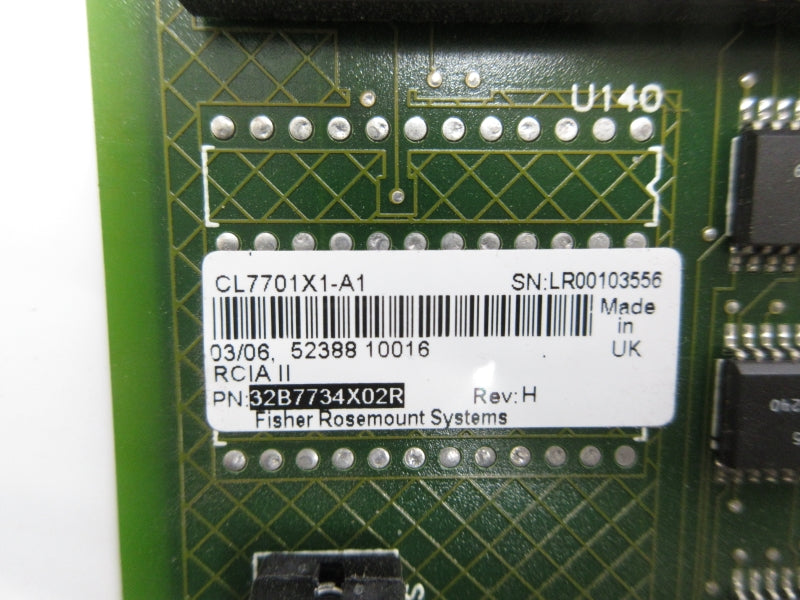 FISHER ROSEMOUNT CL7701X1-A1 32B7734X02R UNMP