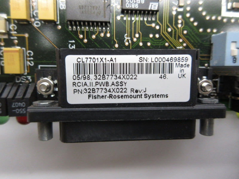 FISHER ROSEMOUNT CL7701X1-A1 32B7734X022 UNMP