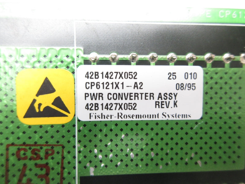 FISHER ROSEMOUNT CP6121X1-A2 42B1427X052 15A NSNP