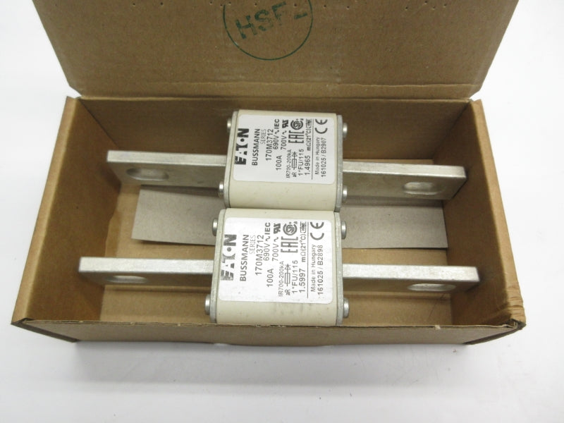 EATON 170M3712 690V 100A (PKF OF 2) NSMP