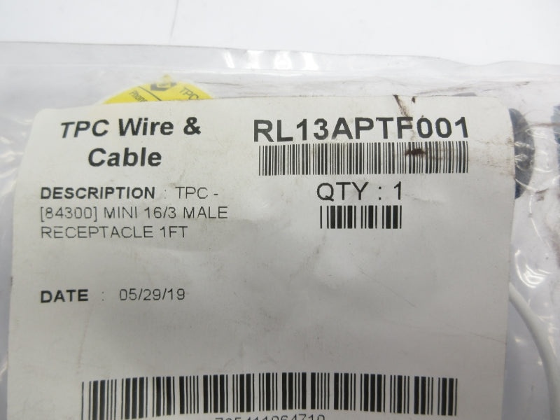 TPC WIRE&CABLE RL13APTF001 NSMP