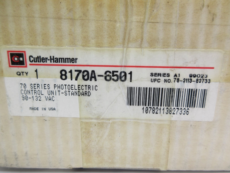 CUTLER HAMMER 8170A-6501 SER. A1 90-132VAC NSMP