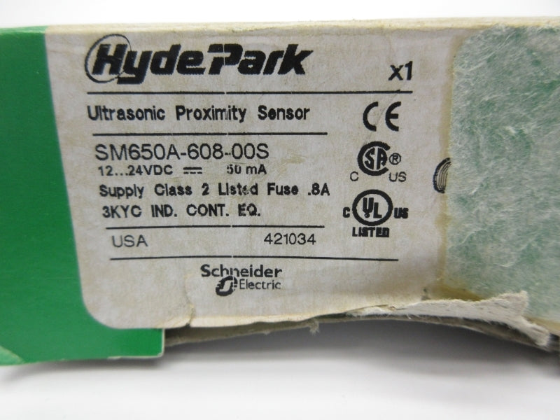 HYDE PARK SM650A-608-00S 12-24VDC NSMP
