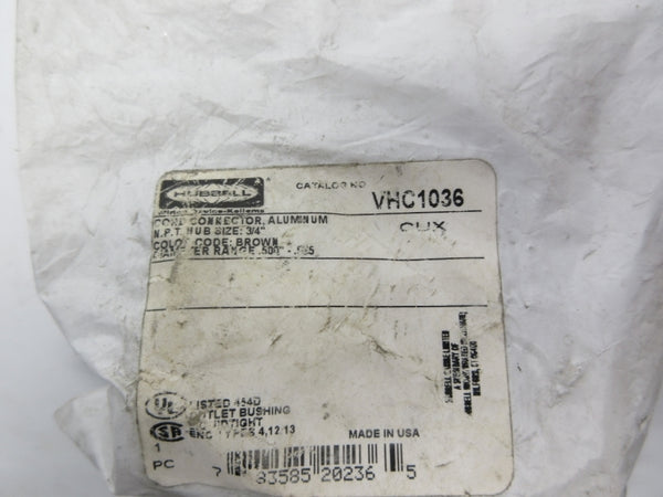 HUBBELL VHC1036 3/4" NSMP