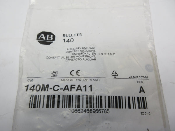 ALLEN BRADLEY 140M-C-AFA11 SER. A 240VAC 5A NSMP