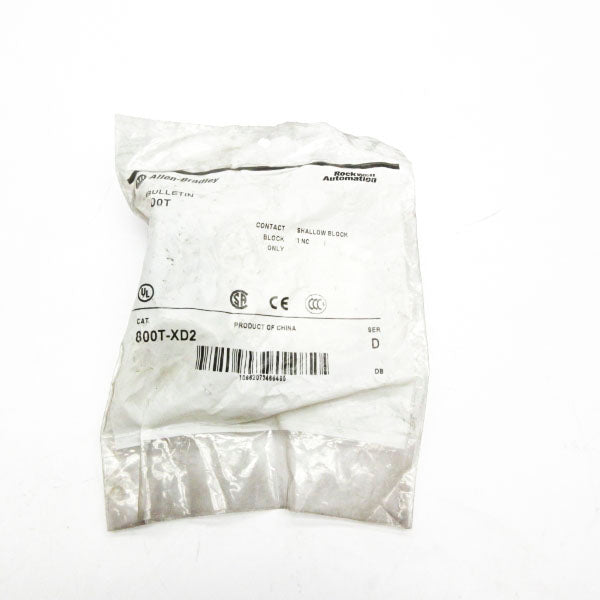 ALLEN BRADLEY 800T-XD2 SER. D NSMP