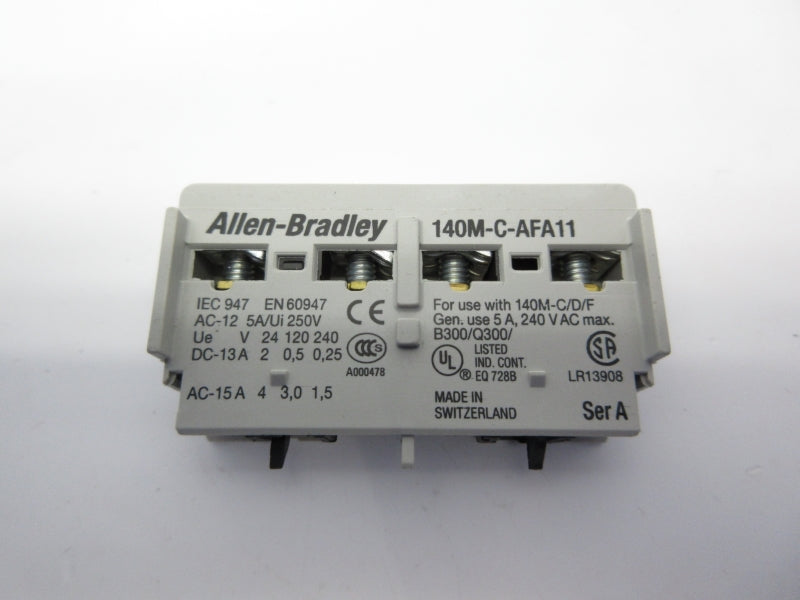 ALLEN BRADLEY 140M-C-AFA11 SER. A 240VAC 5A NSNP