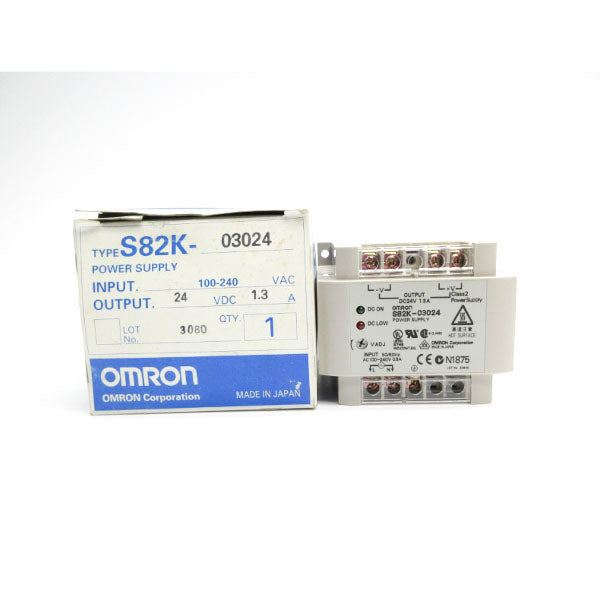OMRON S82K-03024 100-240VAC 0.9A NSMP