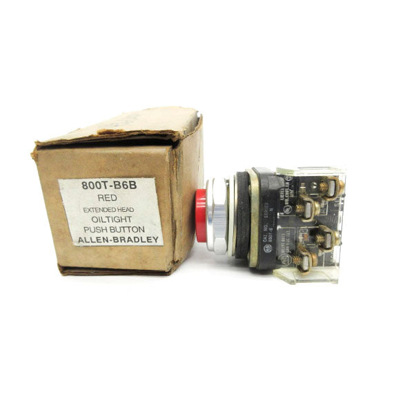 ALLEN BRADLEY 800T-B6B SER. N (BR/WH) NSMP