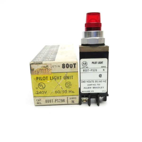 ALLEN BRADLEY 800T-PS26R SER. N 240V (BK/YL) NSMP