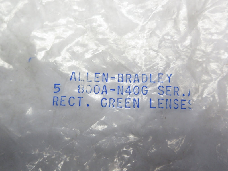 ALLEN BRADLEY 800A-N40G SER. A (PKG OF 5) NSMP