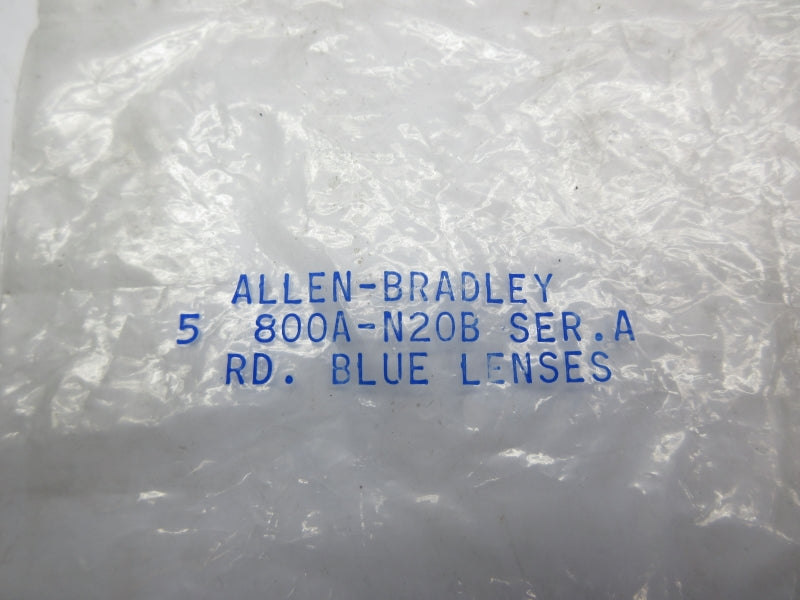 ALLEN BRADLEY 800A-N20B SER. A (PKG OF 5) NSMP
