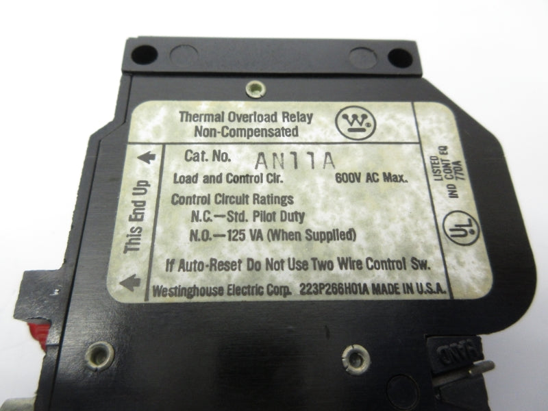 WESTINGHOUSE AN11A 600VAC NSNP