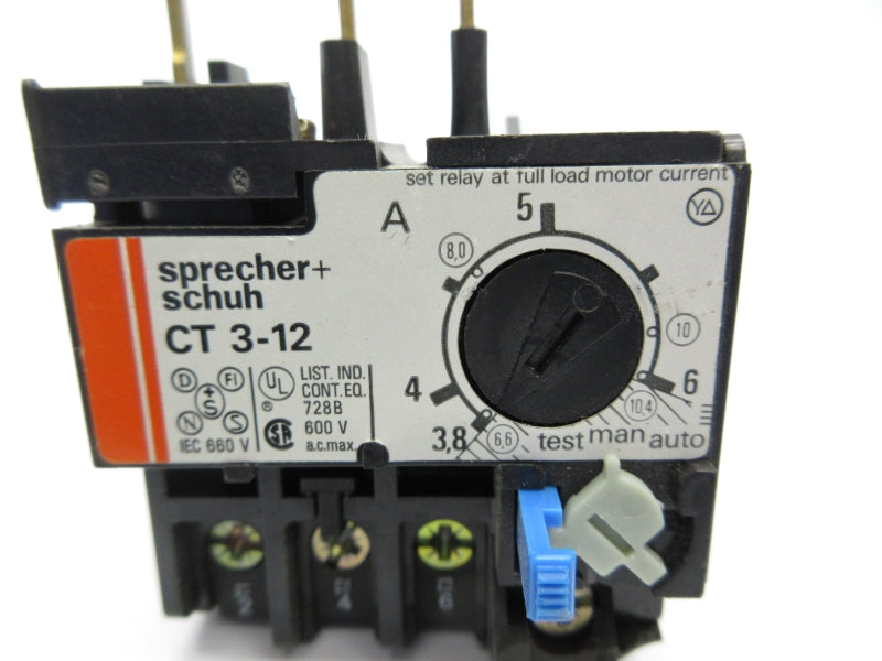 SPRECHER+SCHUH CT3-12 660V 3.8-6A NSNP