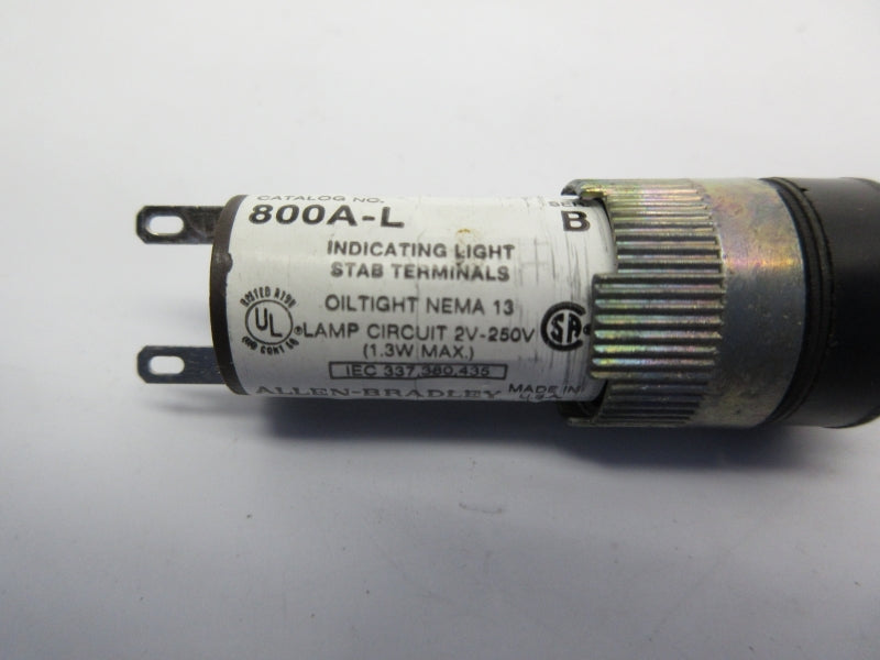 ALLEN BRADLEY 800A-L SER. B 2-250V (WHITE) NSNP