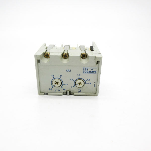 TELEMECANIQUE LB1-LC03M06 9.5-19A/1-1.6A NSNP