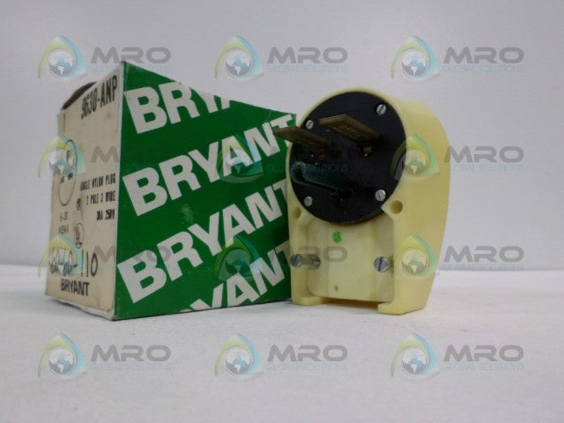 BRYANT 9630-ANP ANGLE NYLON PLUG 30A 250V  NSMP