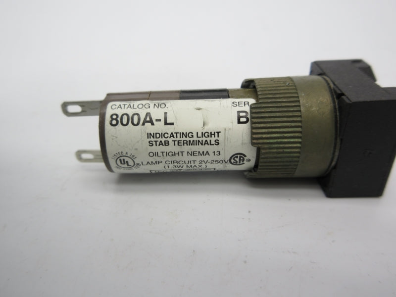 ALLEN BRADLEY 800A-L SER. B 2-250V (RED) (AS PICTURED) NSNP