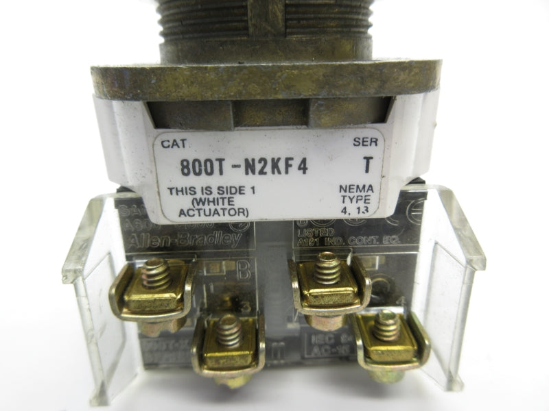 ALLEN BRADLEY 800T-N2KF4 SER. T NSNP