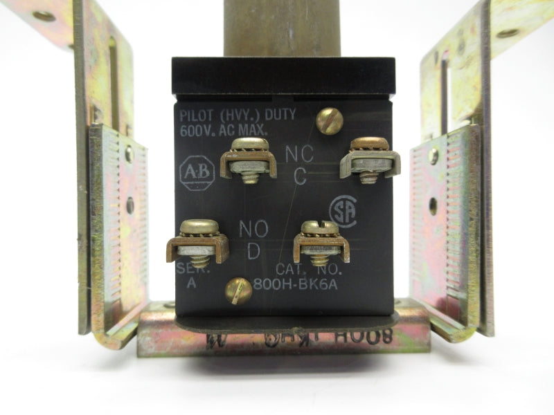 ALLEN BRADLEY 800H-BK6A SER. A 600VAC (AS PICTURED) NSNP