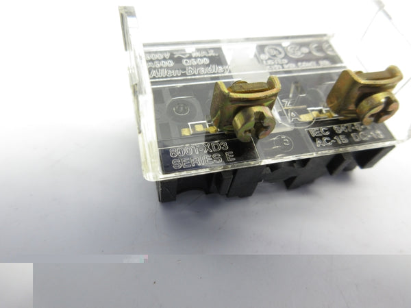 ALLEN BRADLEY 800T-XD3 SER. E 600V NSNP