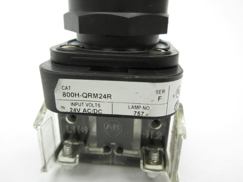 ALLEN BRADLEY 800H-QRM24R SER. F 24VAC/DC NSNP