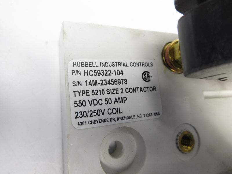 HUBBELL HC59322-104 230/250V 50A NSNP