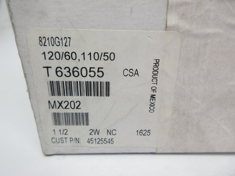 ASCO 8210G127 110/120V 5-150PSI 1-1/2" NSMP