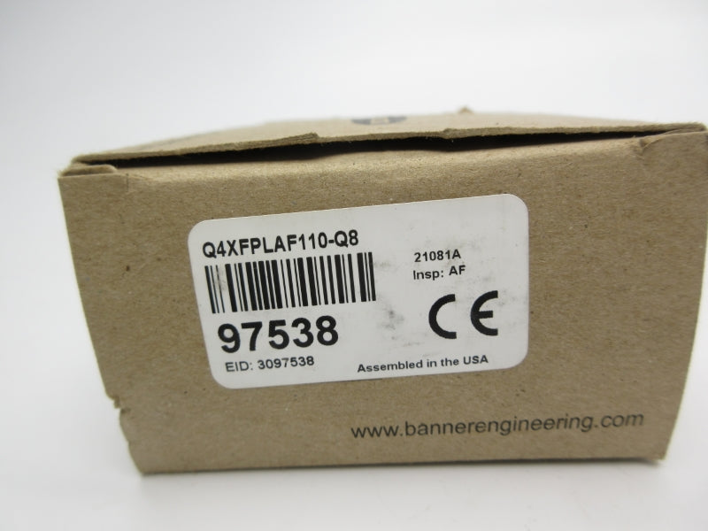 BANNER ENGINEERING Q4XFPLAF110-Q8 97538 10-30VDC NSMP