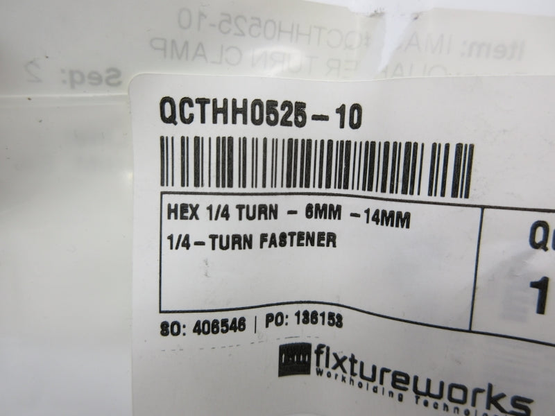 FIXTURE WORKS QCTHH0525-10 1/4" NSMP