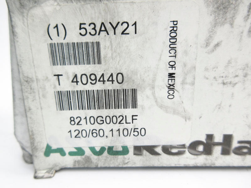 ASCO 8210G002LF 110/120V 5-200PSI 1/2" NSMP