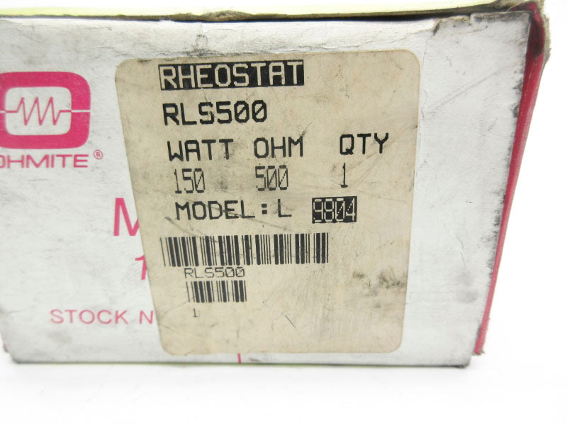 OHMITE RLS500 NSMP
