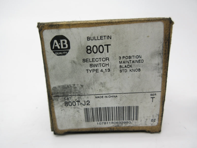 ALLEN BRADLEY 800T-J2 SER. T (AS PICTURED) (BR/WH) NSMP