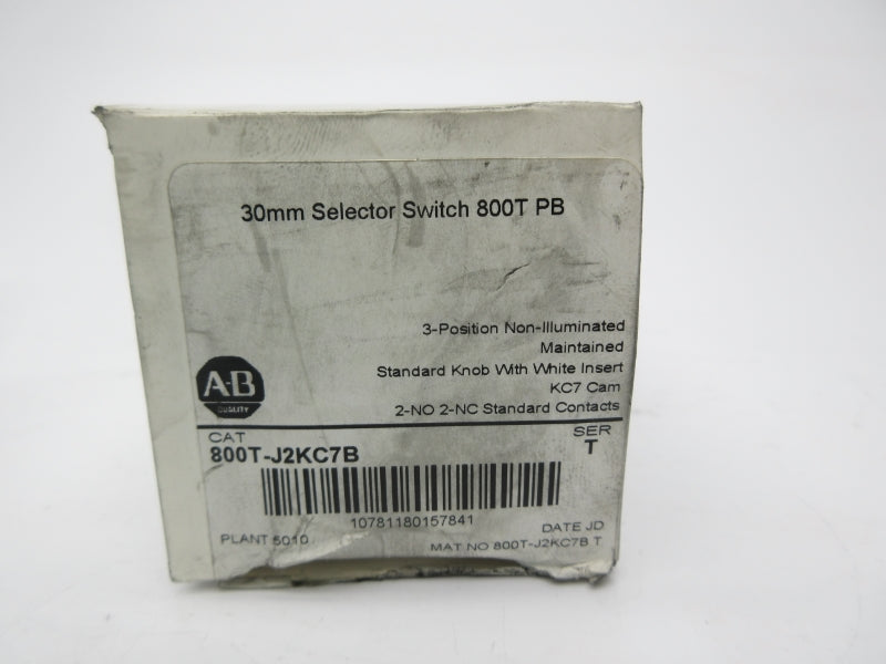 ALLEN BRADLEY 800T-J2KC7B SER. T (AS PICTURED) (WH) NSMP