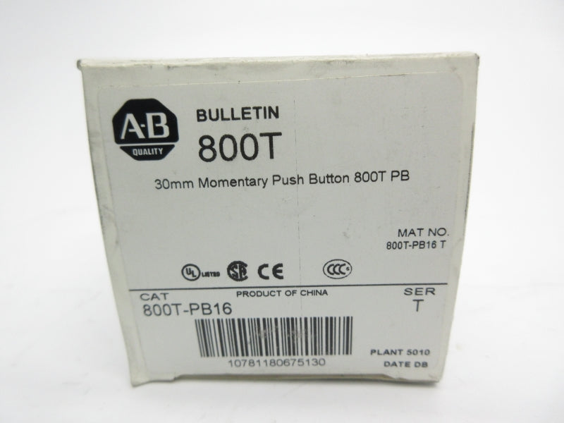 INDUSTRIAL SPARE PART 800T-PB16 SER. T (WH) NSMP