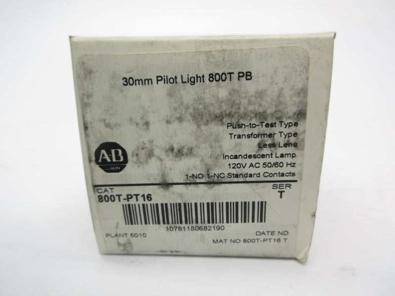 INDUSTRIAL SPARE PART 800T-PT16 SER. T 120VAC (WH) NSFS