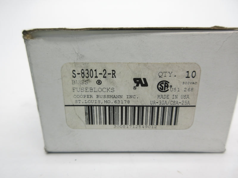 BUSSMANN S-8301-2-R 300VAC (PKG OF 10) NSMP