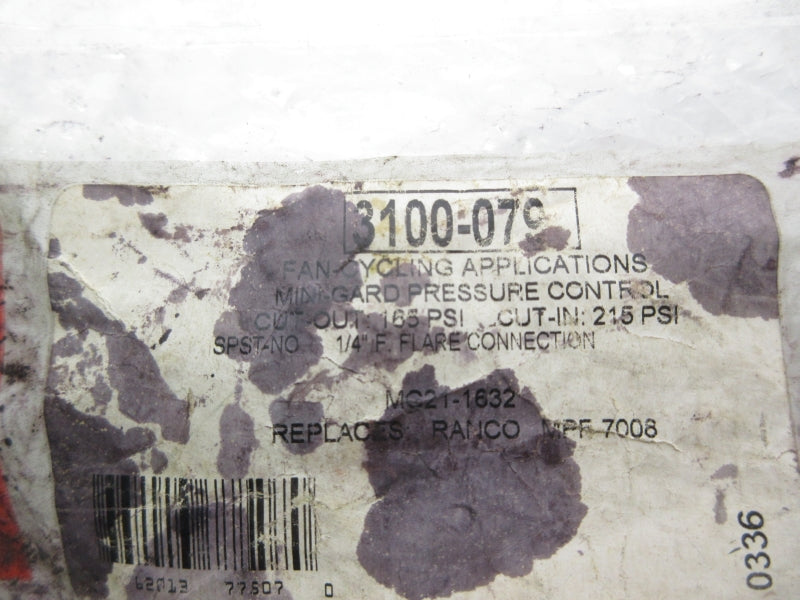 ROBERTSHAW 3100-079 215PSI NSMP