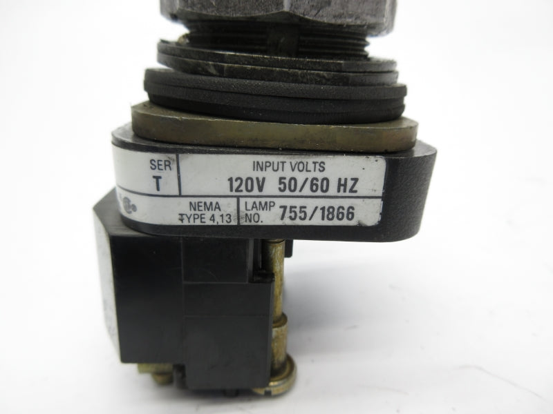 ALLEN BRADLEY 800T-P16 SER. T 120V (NO BULB) UNMP
