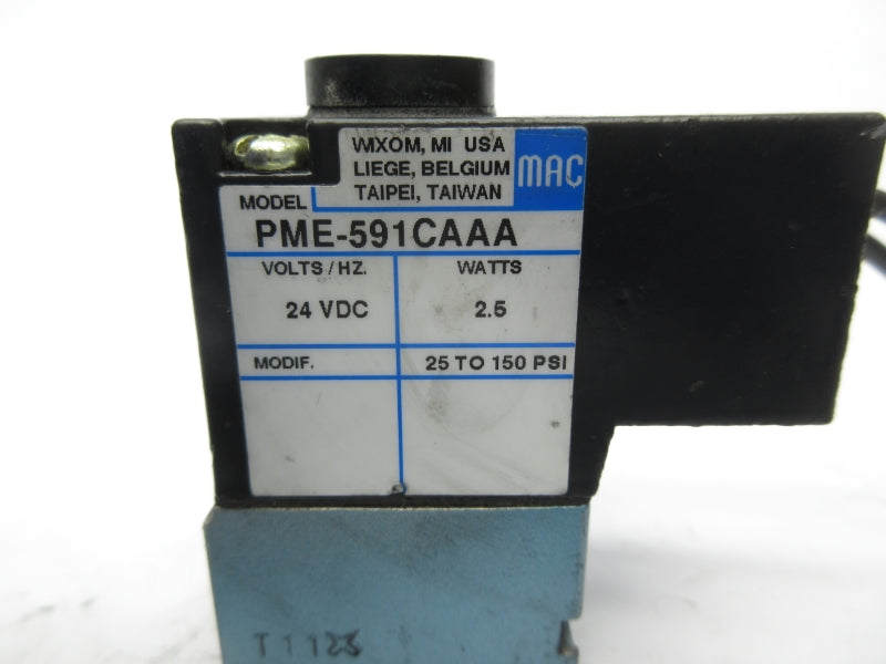 MAC PME-591CAAA 24VDC 25-150PSI UNMP